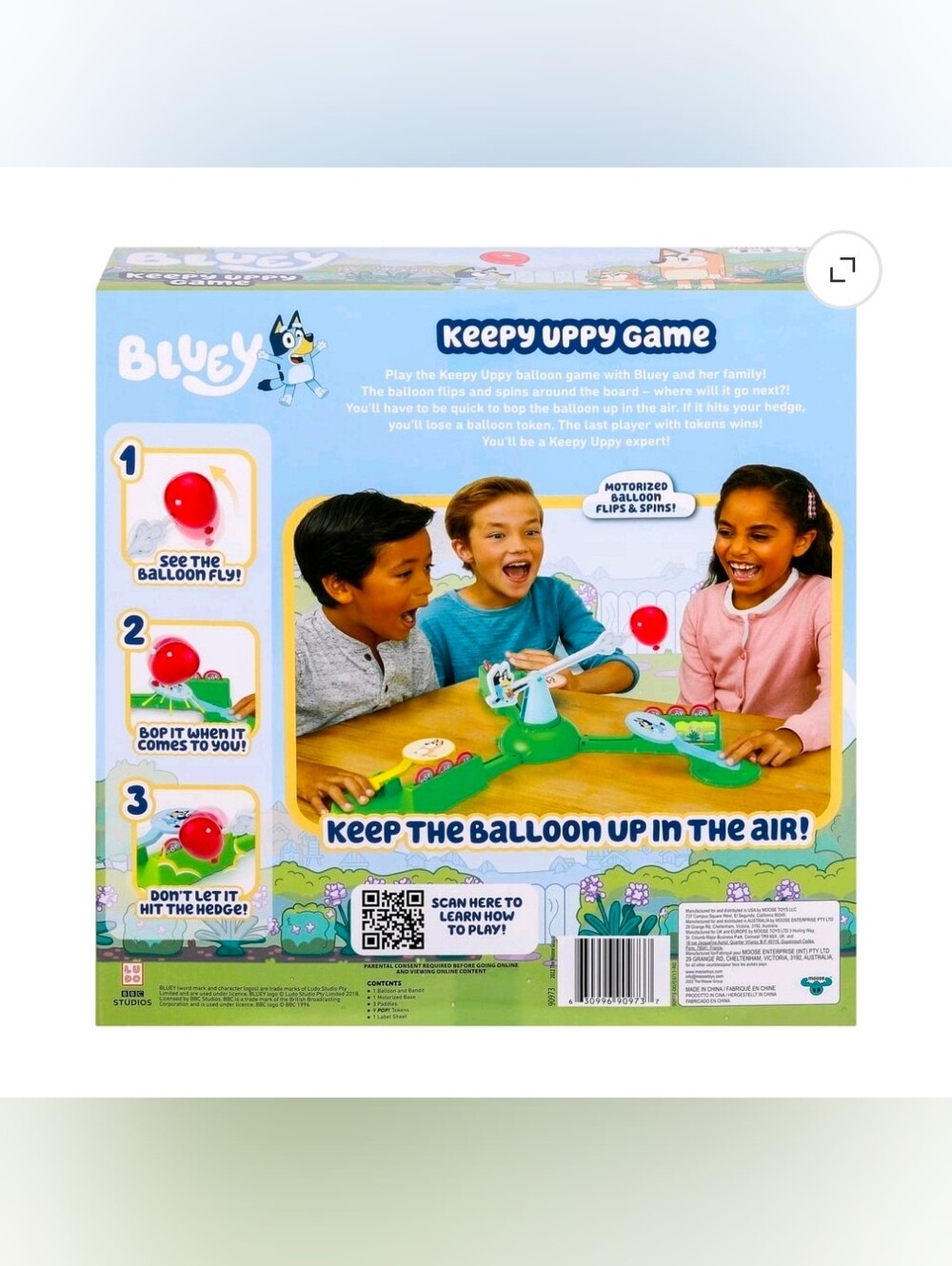 Bluey Keepy Uppy Board Game, 2-3 players, Ages 4+ - Picture 2 of 8